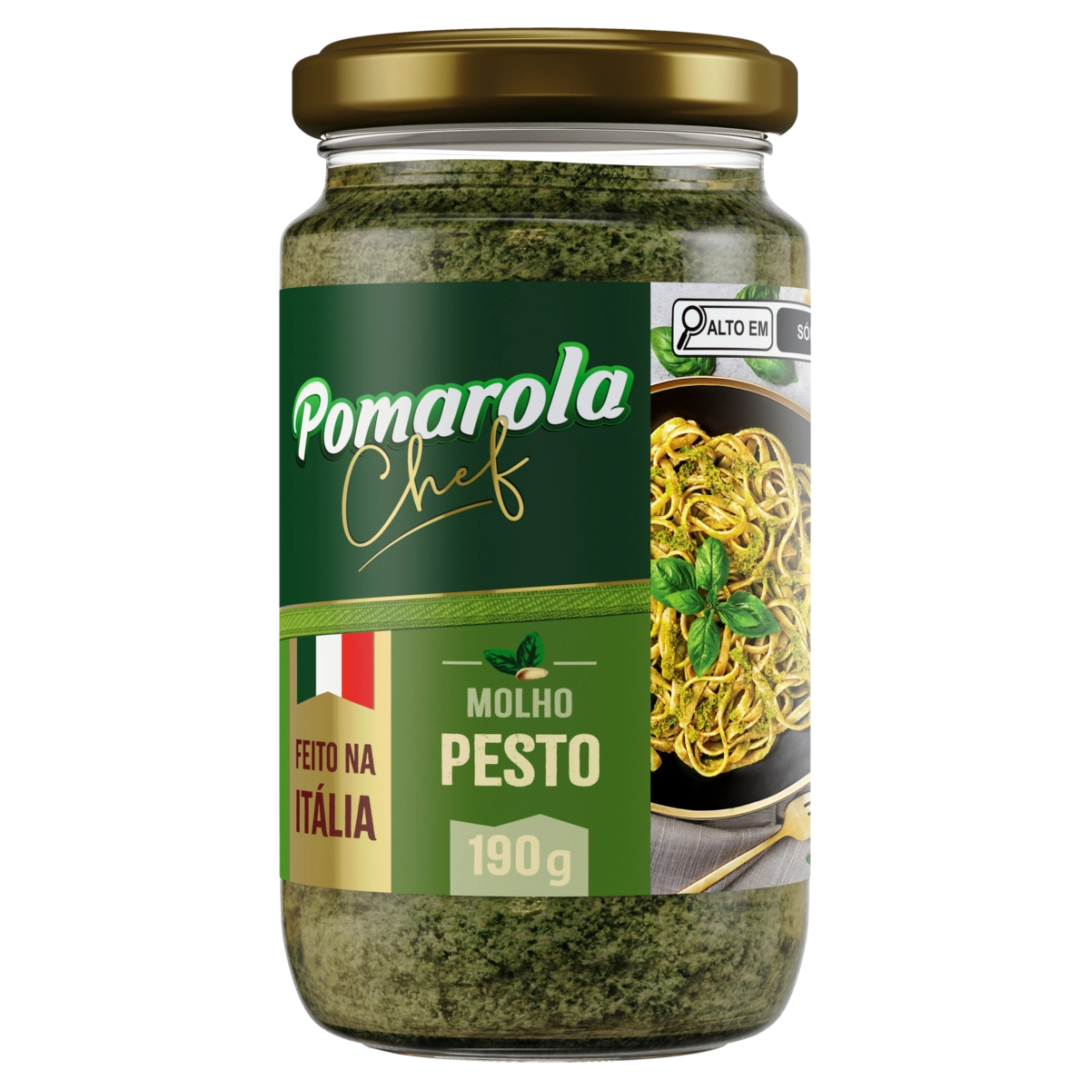 Molho Pesto Pomarola Chef Vidro 190g