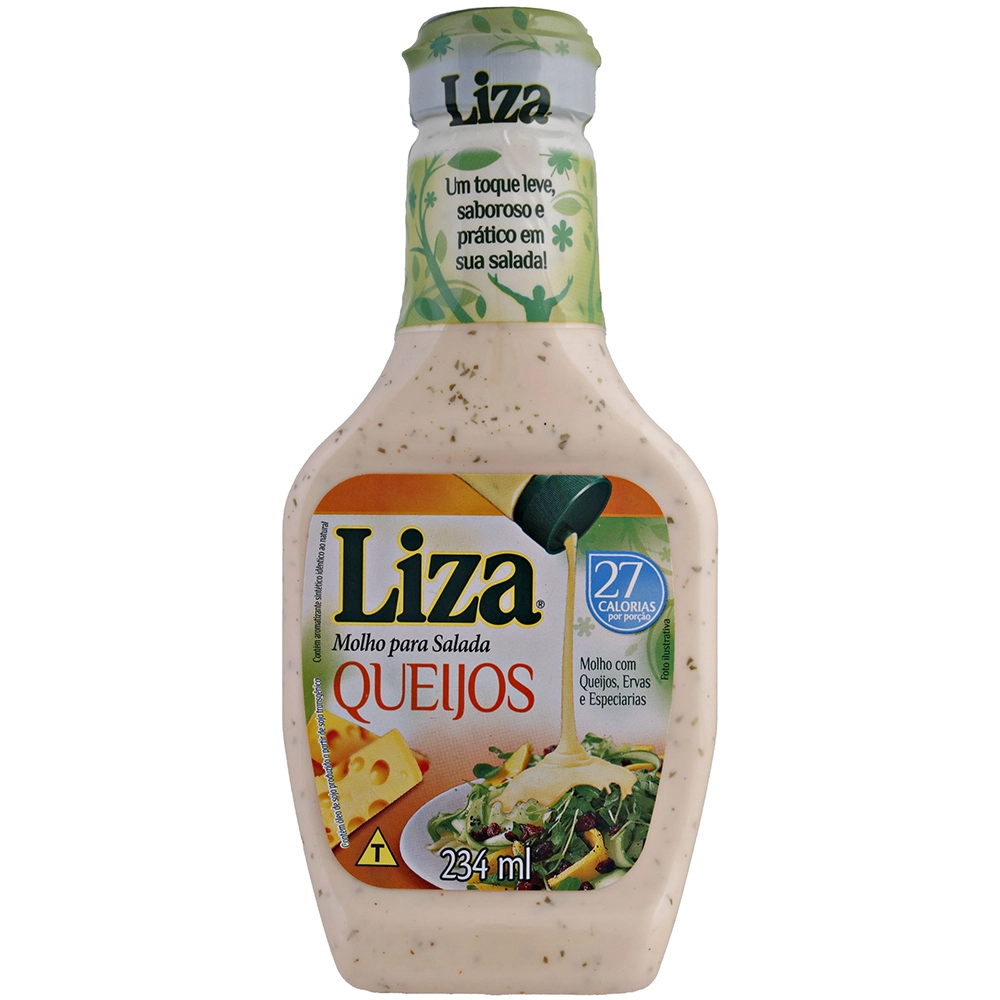 Molho Para Salada Queijo Liza Squeeze 234ml