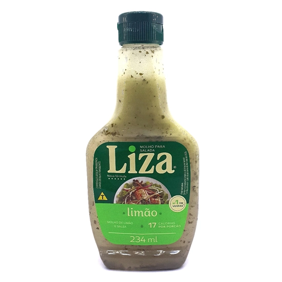 Molho Para Salada Limão Liza Squeeze 234ml