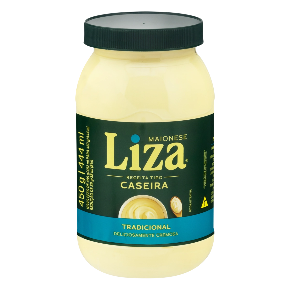 Maionese Caseira Tradicional Liza Pote 450g