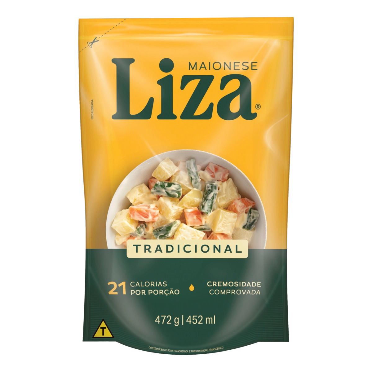 Maionese Tradicional Liza Sachê 472g