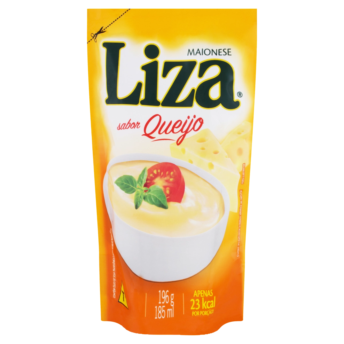 Maionese Queijo Liza Sachê 196g