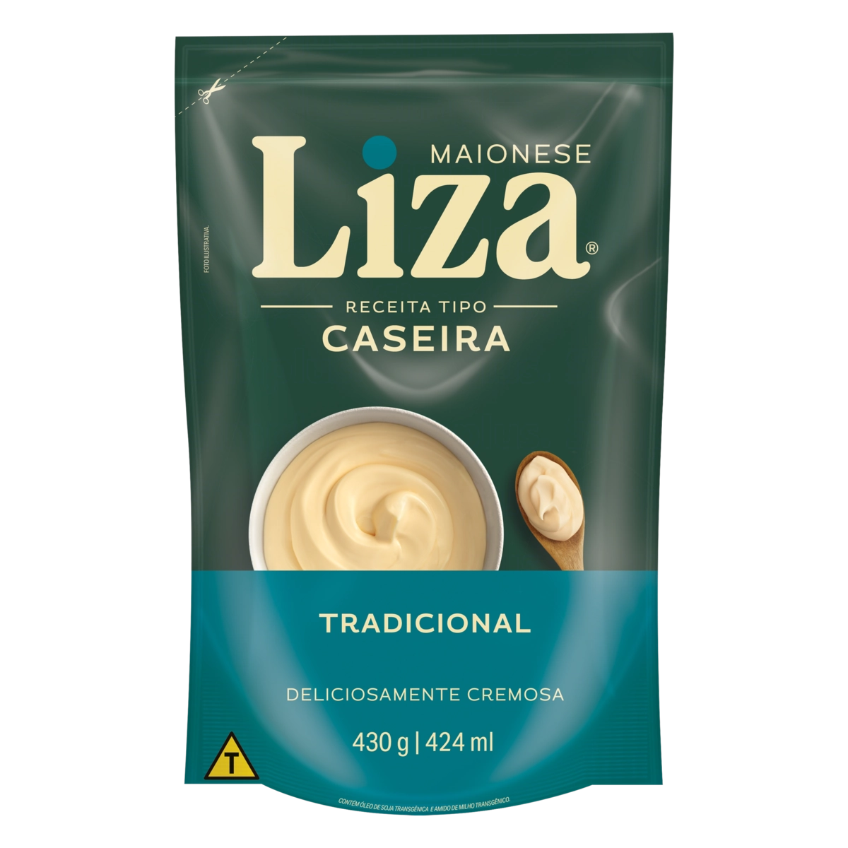 Maionese Caseira Tradicional Liza Sachê 430g