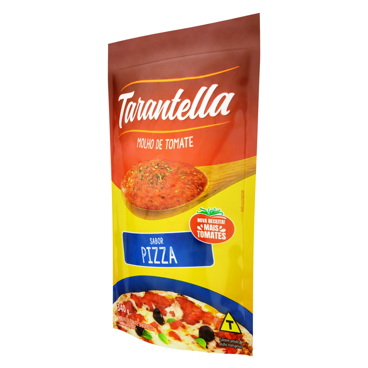 Molho De Tomate Pizza Tarantella Sachê 340g