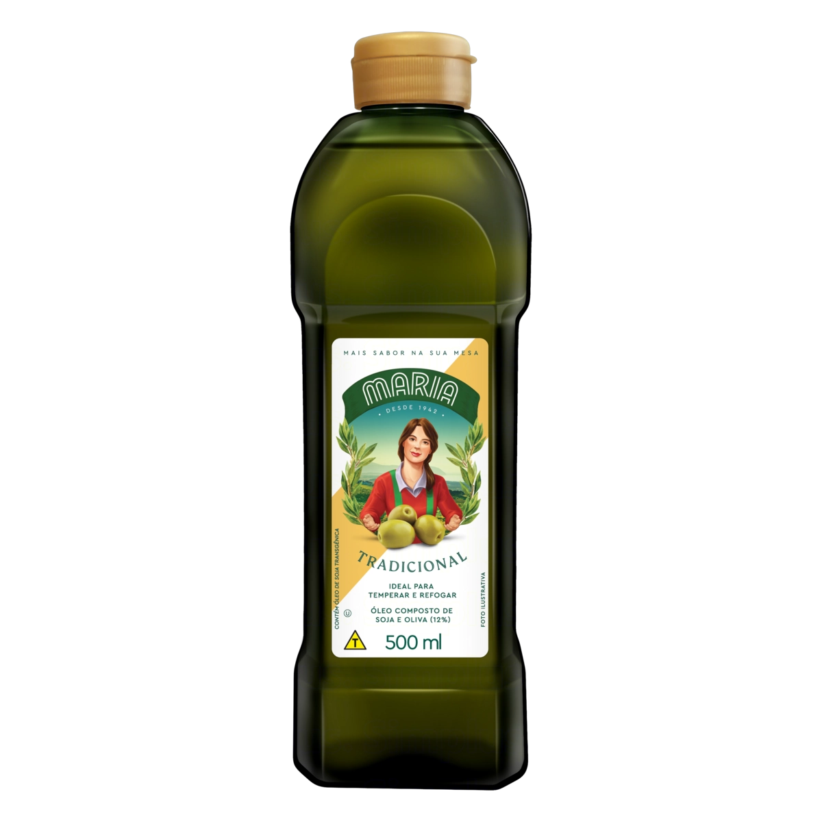 óleo Composto De Soja E Oliva Tradicional Maria Garrafa 500ml