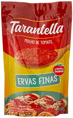 Molho De Tomate Ervas Finas Tarantella Sachê 340g