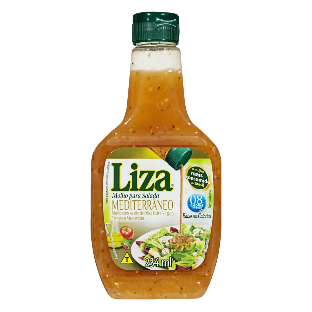 Molho Para Salada Mediterrâneo Liza Squeeze 234ml