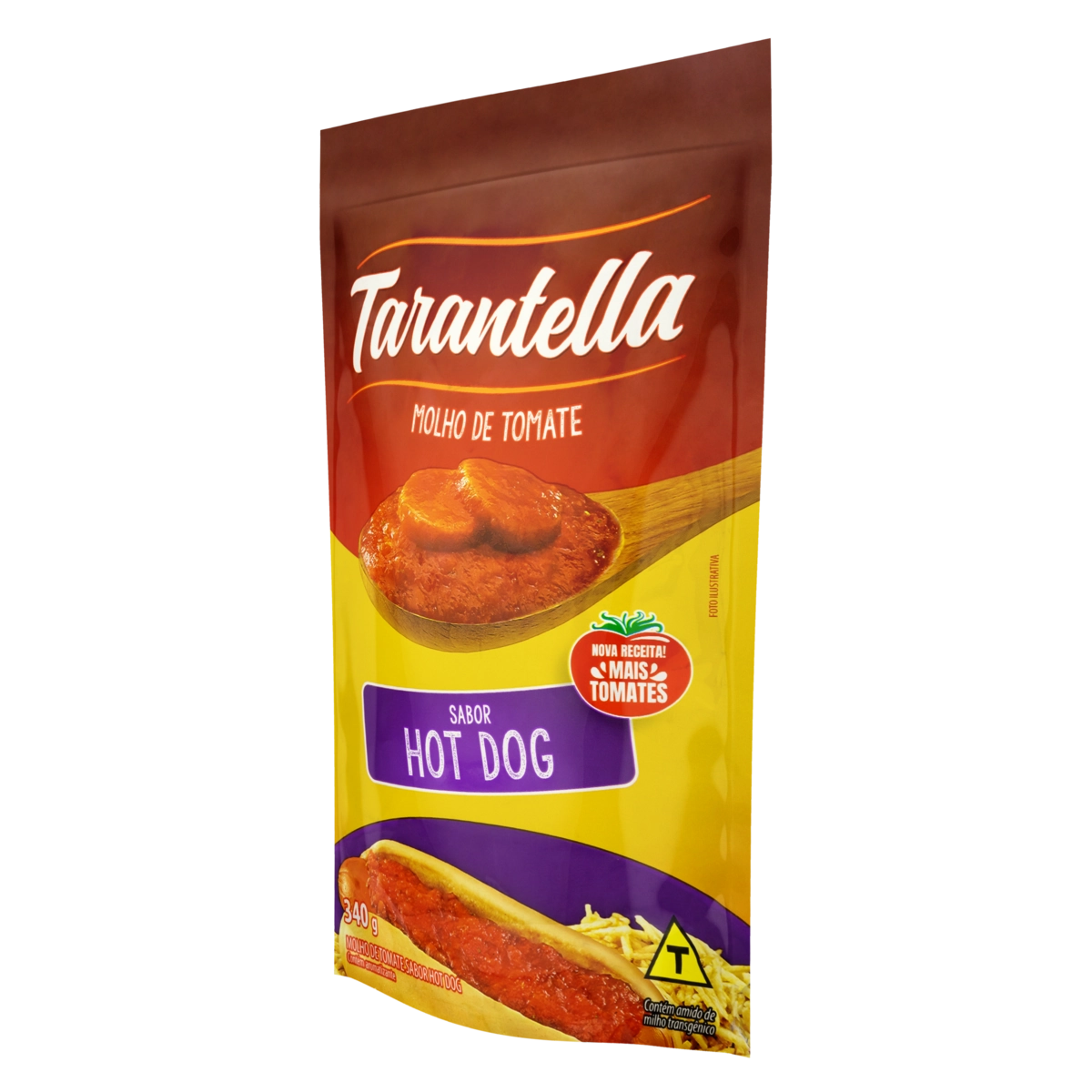 Molho De Tomate Hot Dog Tarantella Sachê 340g
