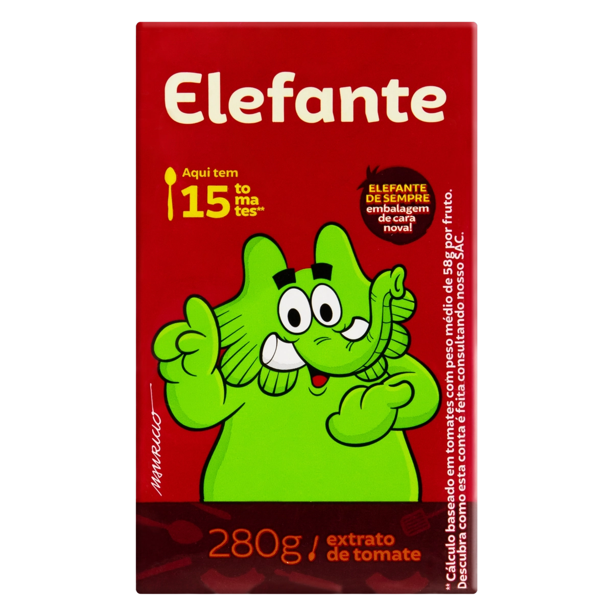 Extrato De Tomate Elefante Caixa 275g