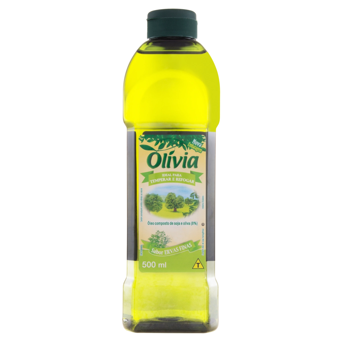 óleo Composto De Soja E Oliva Ervas Finas Olívia Garrafa 500ml
