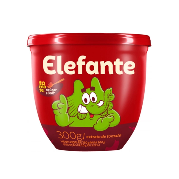 Extrato De Tomate Elefante Pote 310g