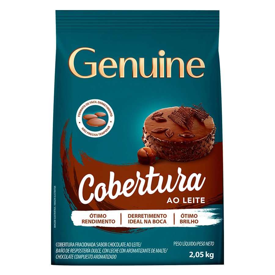 Choco Cob Frac Genuine Ao Leite Gt 2,05kg Cpfr21mk Cargill