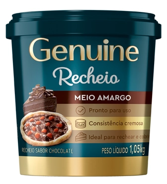 Recheio Genuine Meio Amargo 1.05 Kg Cargil