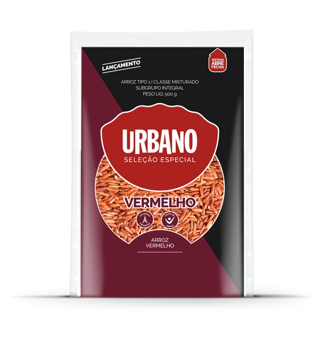 Arroz Urbano Vermelho 500g