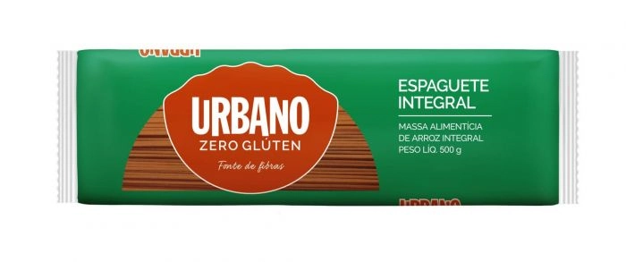 Massa Alimentícia De Arroz Urbano Espaguete Integral 500g