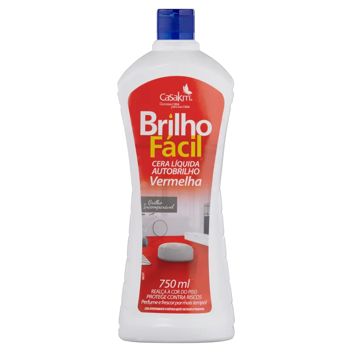 Cera Líquida Autobrilho Vermelha Brilho Fácil Frasco 750ml