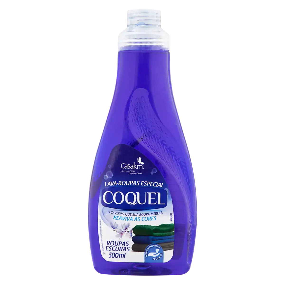Lava Roupas Líquido Roupas Escuras Coquel Frasco 500ml
