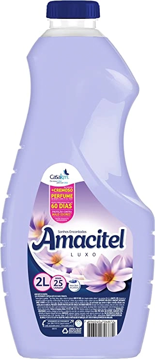 Amaciante De Roupa Sonhos Encantados Amacitel Luxo Frasco 2l