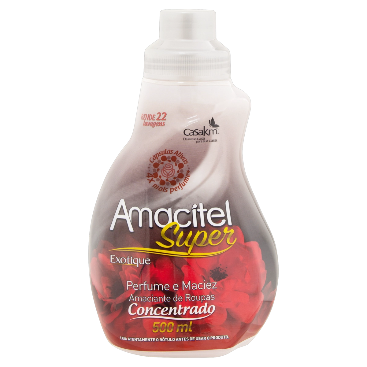 Amaciante De Roupa Concentrado Exotique Amacitel Super Frasco 500ml
