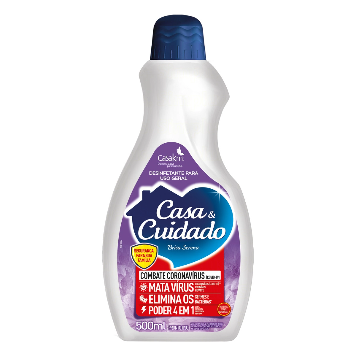 Desinfetante Uso Geral Brisa Serena Casa Cuidado Frasco 500ml