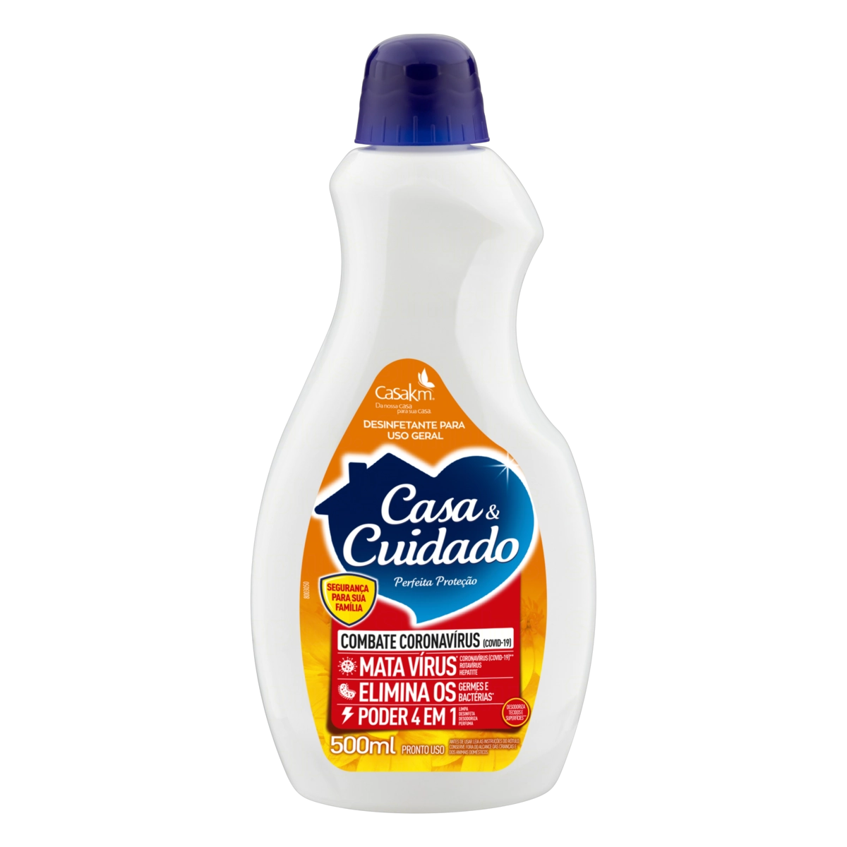 Desinfetante Uso Geral Perfeita Proteção Casa Cuidado Frasco 500ml