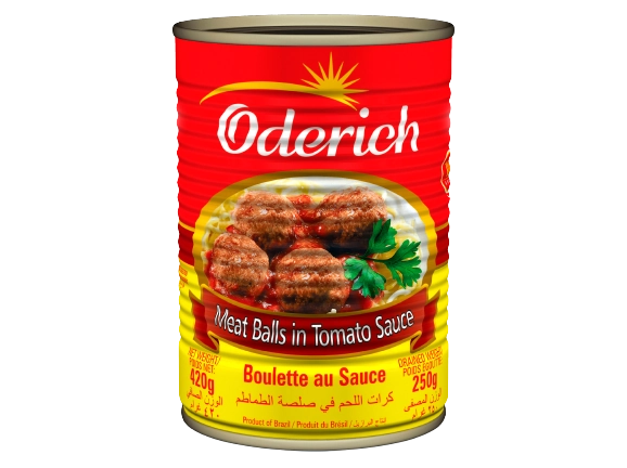 Almondega Oderich Ao Molho
