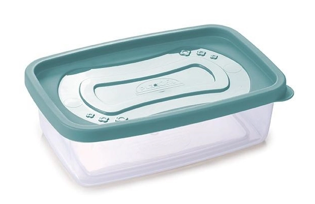 Pote Plástico Retangular 620ml Plasútil Clic