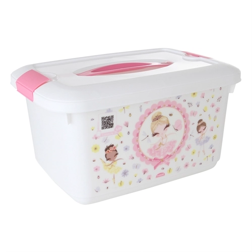 Caixa Organizadora Plasutil C/alca 5,2l Bailarina
