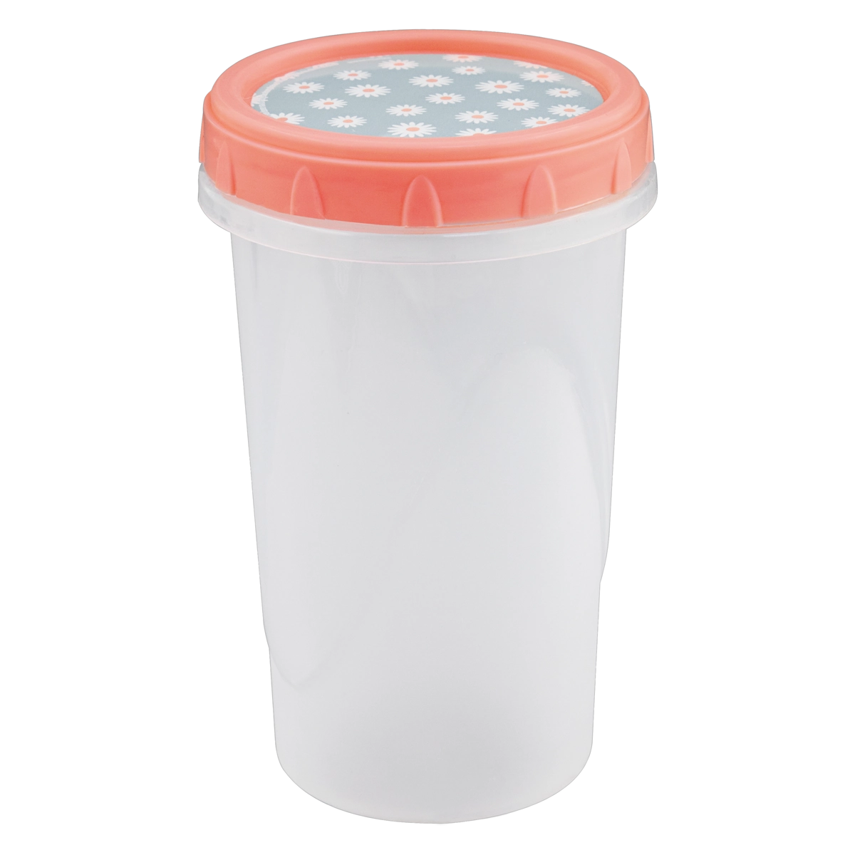 Pote Plástico Redondo Camomila 550ml Plasútil Decora