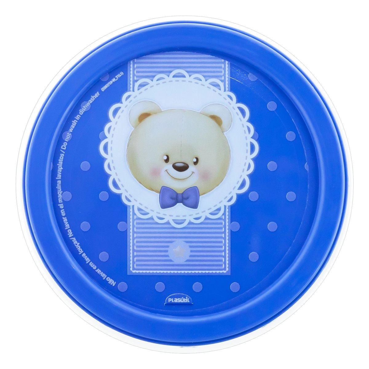 Pote Plástico Redondo Urso 390ml Plasútil