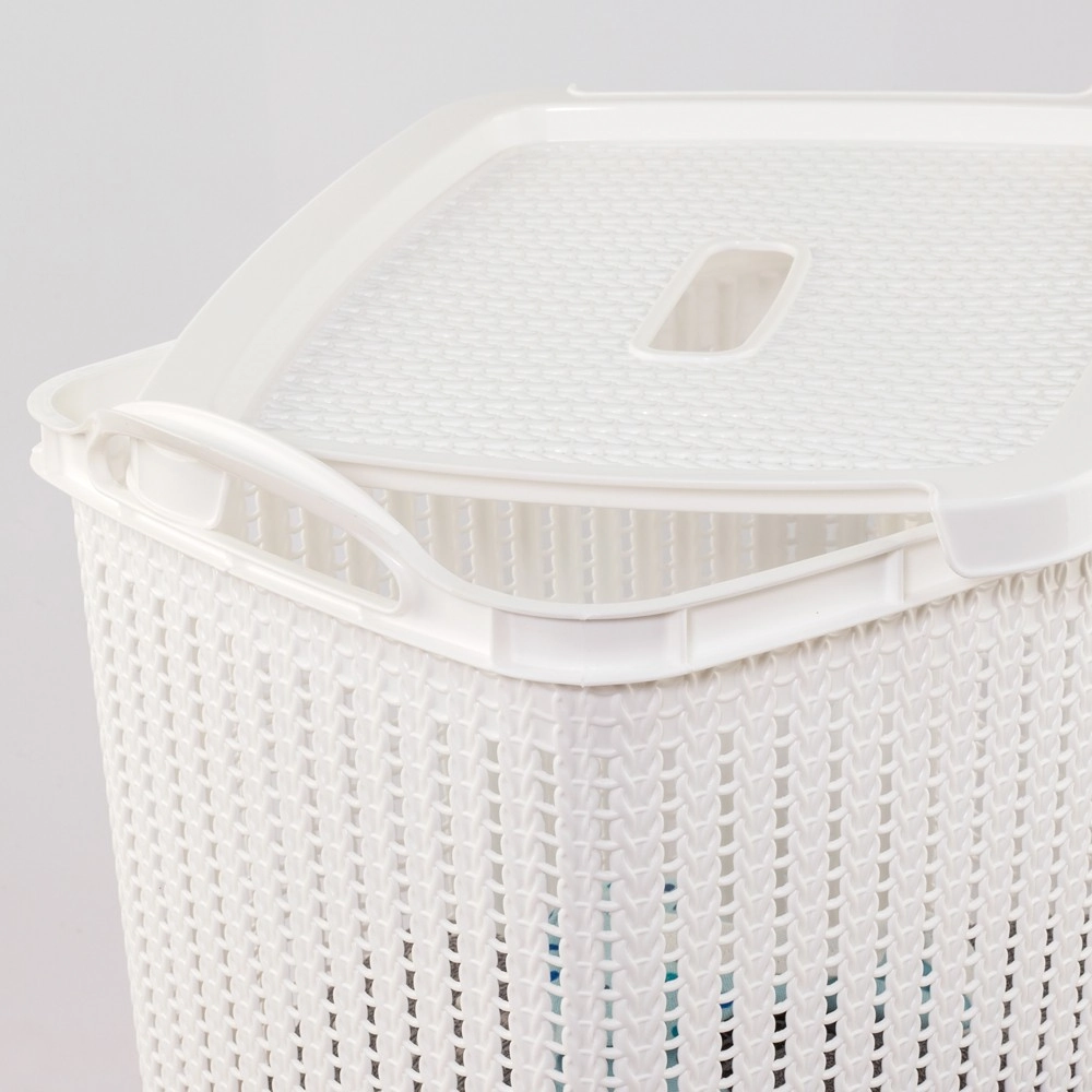 Cesto Para Roupas Trama Branco Plasútil