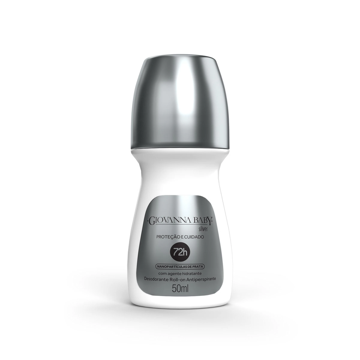Desodorante Roll On Antiperspirante Silver Giovanna Baby 50ml