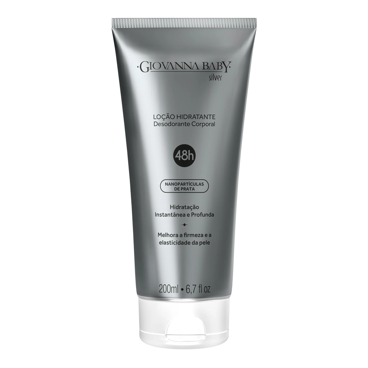 Loção Corporal Desodorante Hidratante Silver Giovanna Baby Bisnaga 200ml