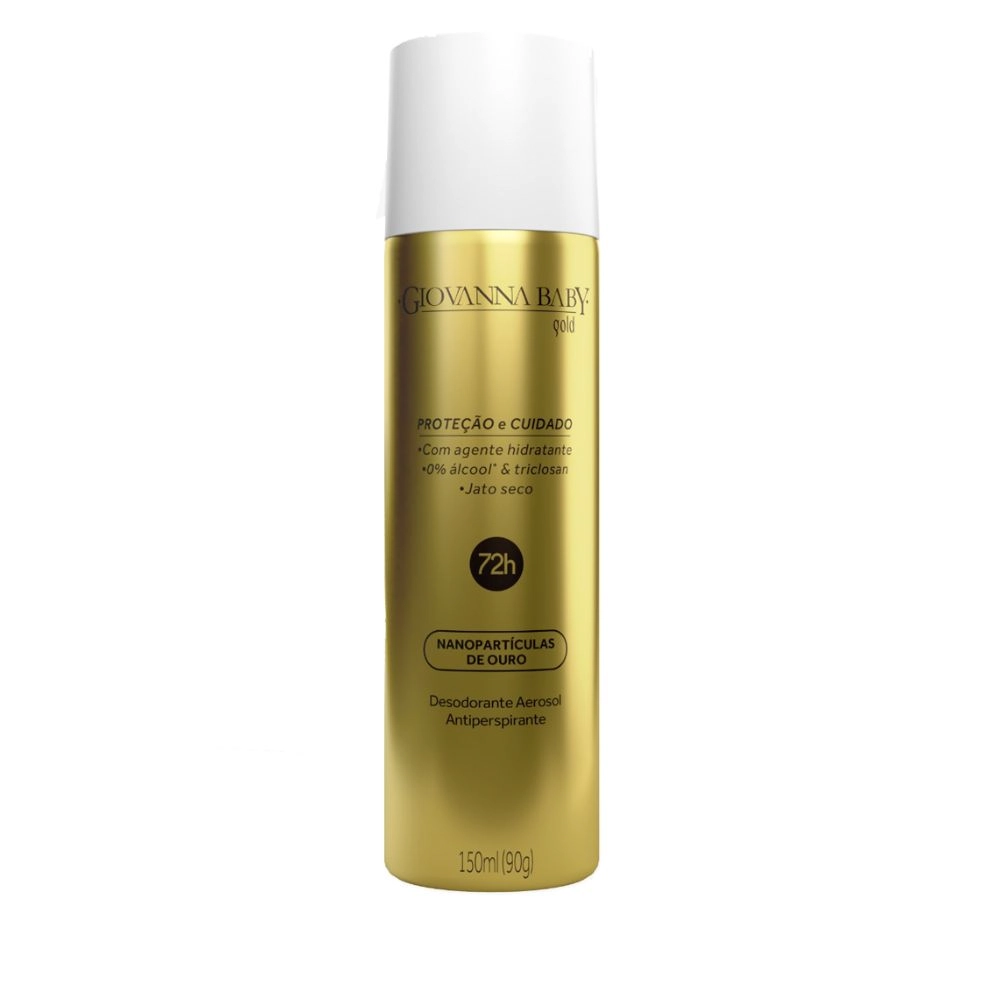 Desodorante Aerossol Antiperspirante Gold Giovanna Baby 150ml Spray