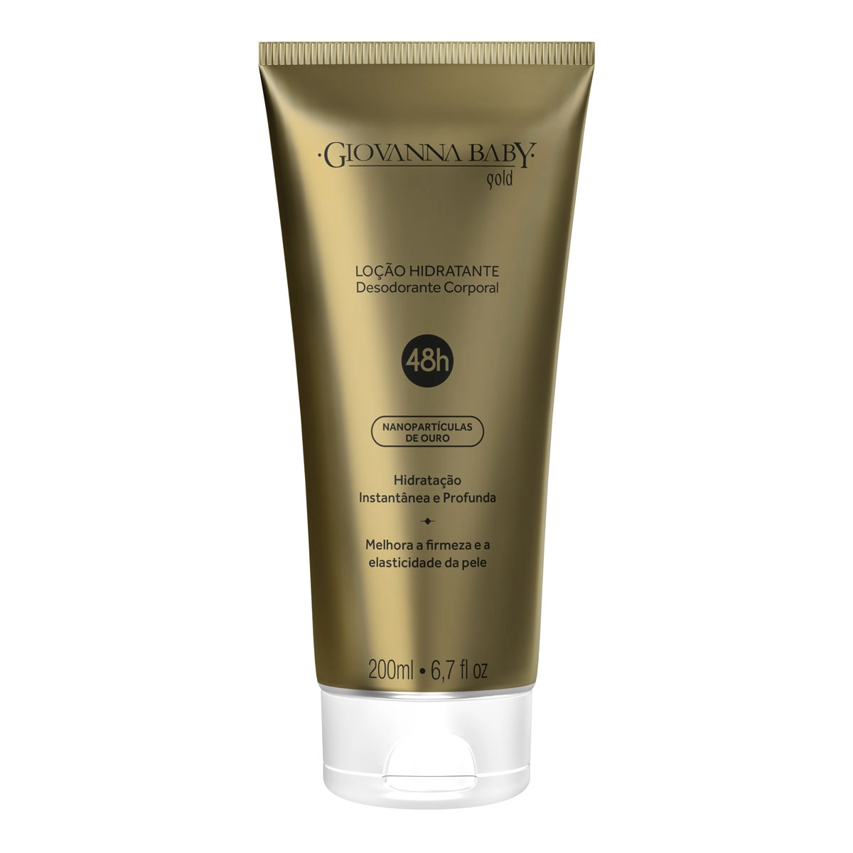 Loção Corporal Desodorante Hidratante Gold Giovanna Baby Bisnaga 200ml