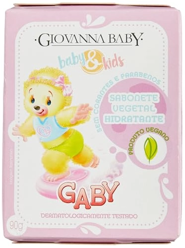 Sabonete Barra Vegetal Baunilha Gaby Giovanna Baby Kids Caixa 90g