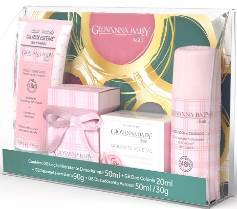 Kit Loção Desodorante Hidratante Corporal 50ml Deo Colônia Desodorante 20ml Sabonete Barra Vegetal 9