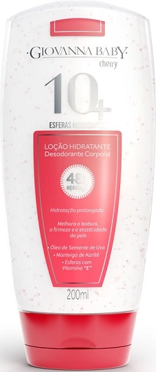 Locao Hidr Giovanna Baby 200ml 10 Cherry