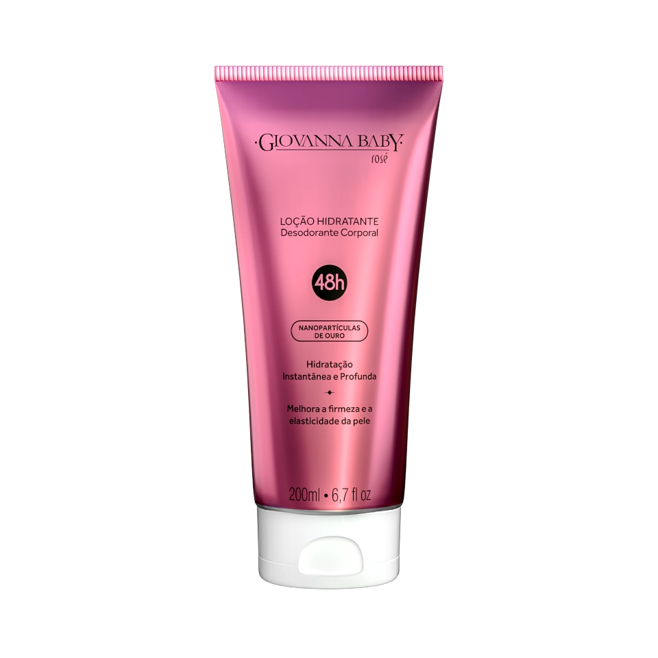 Locao Hidr Giovanna Baby Bisnaga 200ml Rose Gold