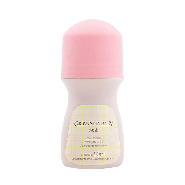 Desodorante Roll On Antiperspirante Classic Giovanna Baby 50ml