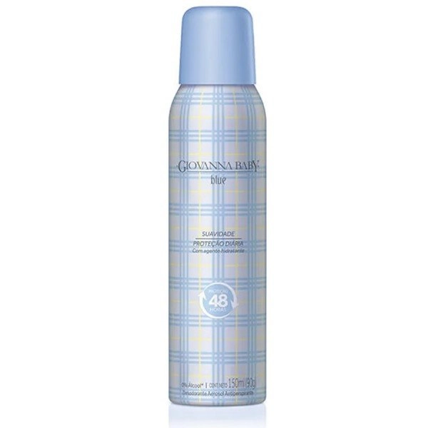 Desodorante Aerossol Antiperspirante Blue Giovanna Baby 150ml Spray