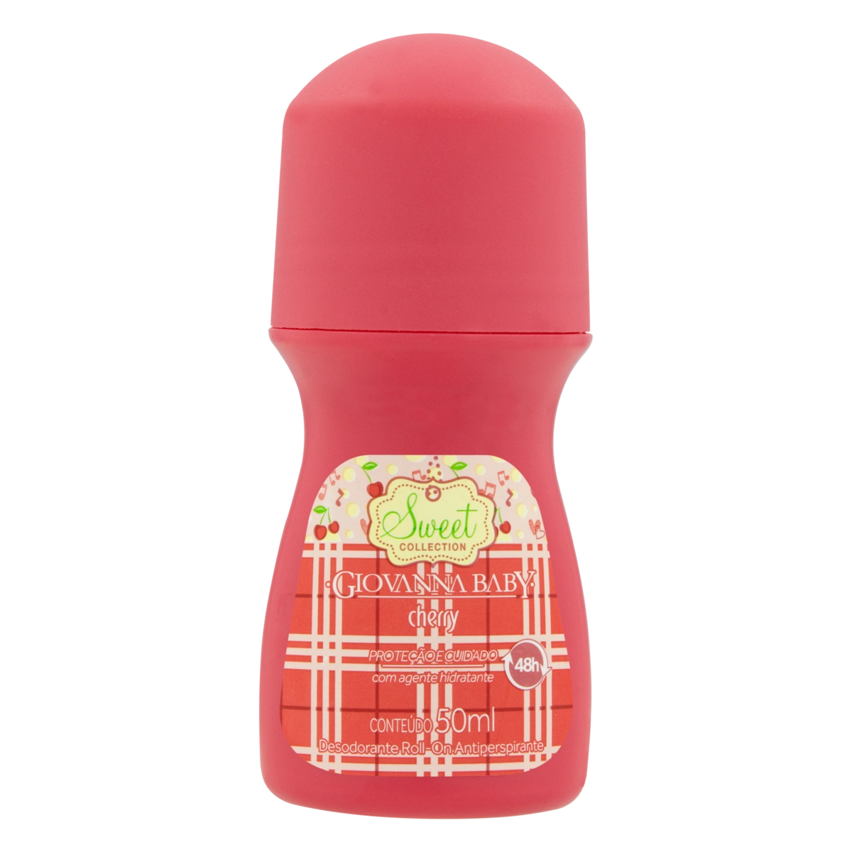 Desodorante Roll On Antiperspirante Cherry Giovanna Baby Sweet Collection 50ml