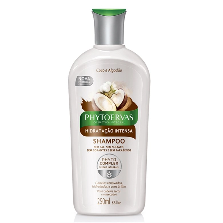 Shampoo Uso Diário Phytoervas 250ml Hidratação Intensa Unit