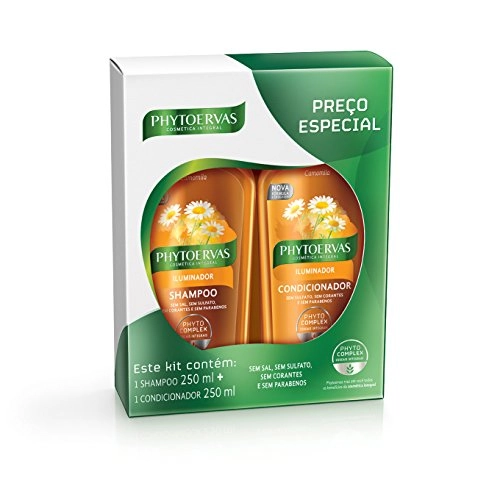 Kit Shampoo Condicionador Iluminador Phytoervas 250ml Cada