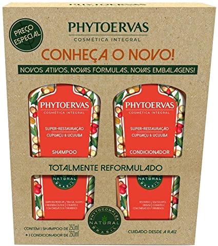 Kit Sh Co Phytoervas 250ml Super Restauração Unit
