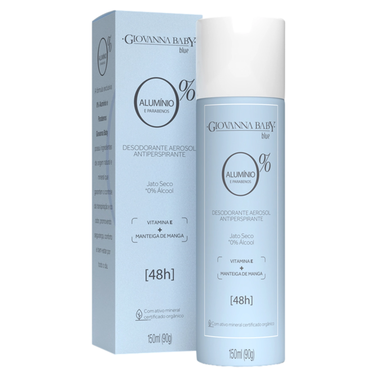 Desodorante Jato Seco Antiperspirante Blue Giovanna Baby 150ml Spray