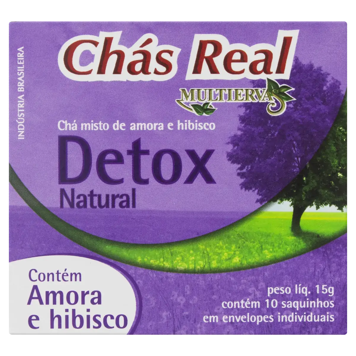 Chá Max Equilíbrio Amora E Hibisco Chás Real Caixa 15g 10 Unidades