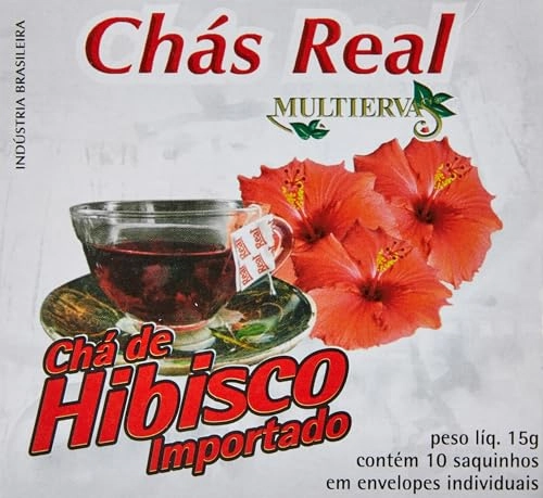Chá Hibisco Chás Real Caixa 15g 10 Unidades