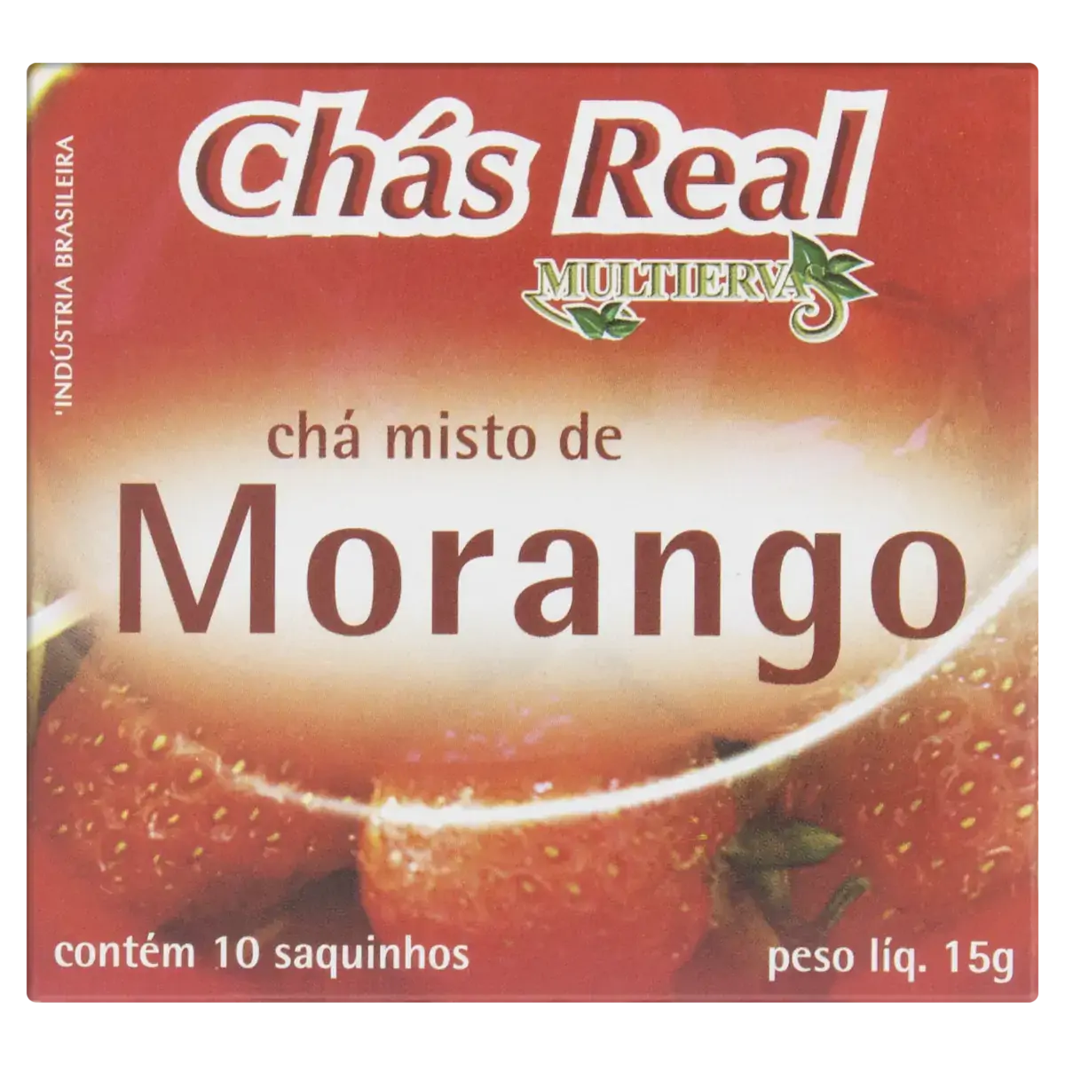 Chá Morango Chás Real Caixa 15g 10 Unidades