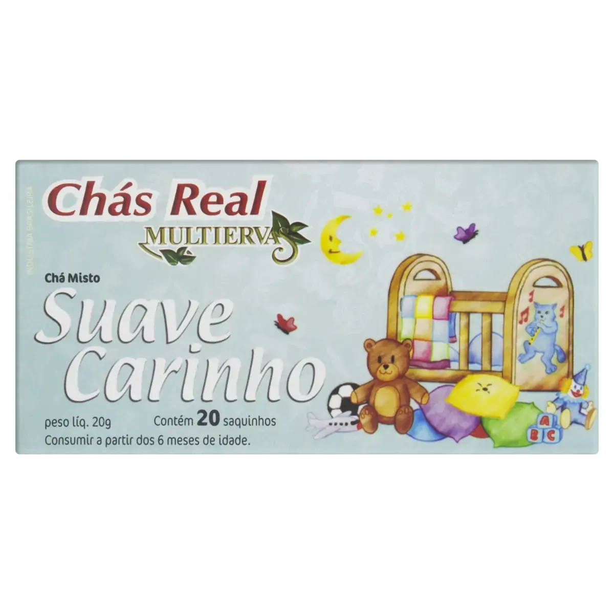Chá Suave Carinho Chás Real Caixa 20g 20 Unidades